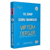 Editör 10. Sınıf VIP Tüm Dersler Soru Bankası Mavi Kitap
