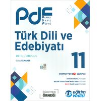 11.Sınıf Türk Dili ve Edebiyatı PDF Planlı Ders Föyü Eğitim Vadisi