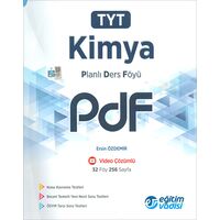 TYT Kimya PDF Planlı Ders Föyü Video Çözümlü Eğitim Vadisi Yayınları