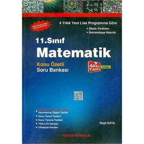 11.Sınıf Matematik Konu Özetli Soru Bankası (Kampanyalı) Yöntem Yayıncılık