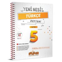 5. Sınıf Yeni Nesil Türkçe Defteri Spoiler Yayınları