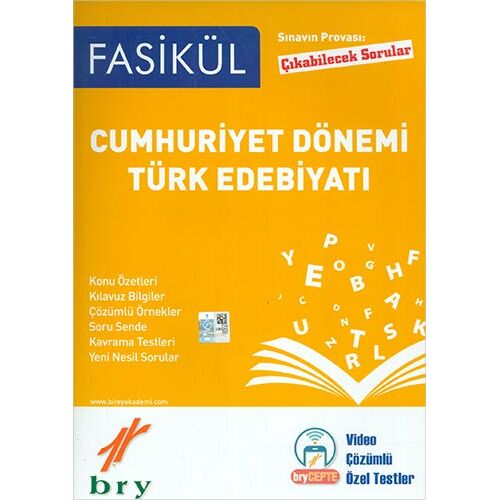Birey Cumhuriyet Dönemi Türk Edebiyatı Çıkabilecek Sorular