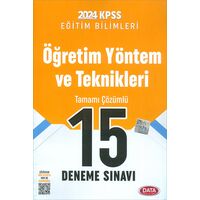 2024 KPSS Öğretim Yöntem ve Teknikleri 20 Deneme Sınavı Data Yayınları