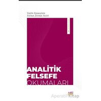Analitik Felsefe Okumaları - Yasin Ramazan - Eski Yeni Yayınları