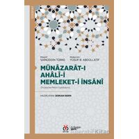 Münazarat-ı Ahali-yi Memleket-i İnsani - Sainüddin Türke - DBY Yayınları