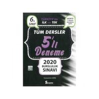 6.Sınıf Tüm Dersler Bursluluk 1.Dönem 5 Deneme Seans Yayınları