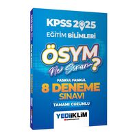 Yediiklim 2025 KPSS Eğitim Bilimleri ÖSYM Ne Sorar Çözümlü 8 Fasikül Deneme Sınavı