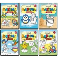 Neşeli Boyama 6 Kitap Set 4-5 Yaş - Kolektif - Pinokyo Yayınları