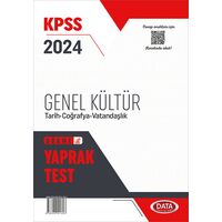 2024 KPSS Genel Kültür Yaprak Test Data Yayınları