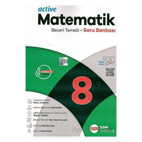 SBM 8.Sınıf Matematik Active Soru Bankası